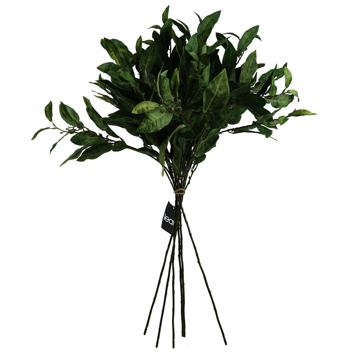 Artificial Ficus Foliage Stems, Pack of 6 – 90cm Wired Realistic Greenery for Floral Arrangements