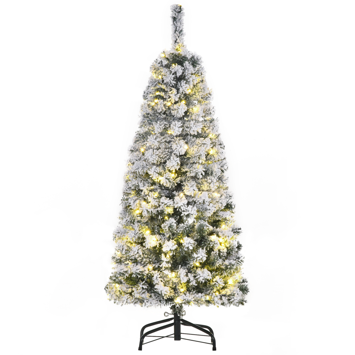 4ft pre-lit snow flocked Christmas tree