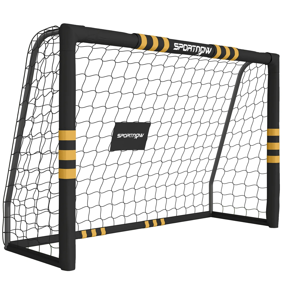 SPORTNOW 6 x 4ft Portable Football Goal with EPE Foam Padded Frame & Ground Stakes – Garden Football Net