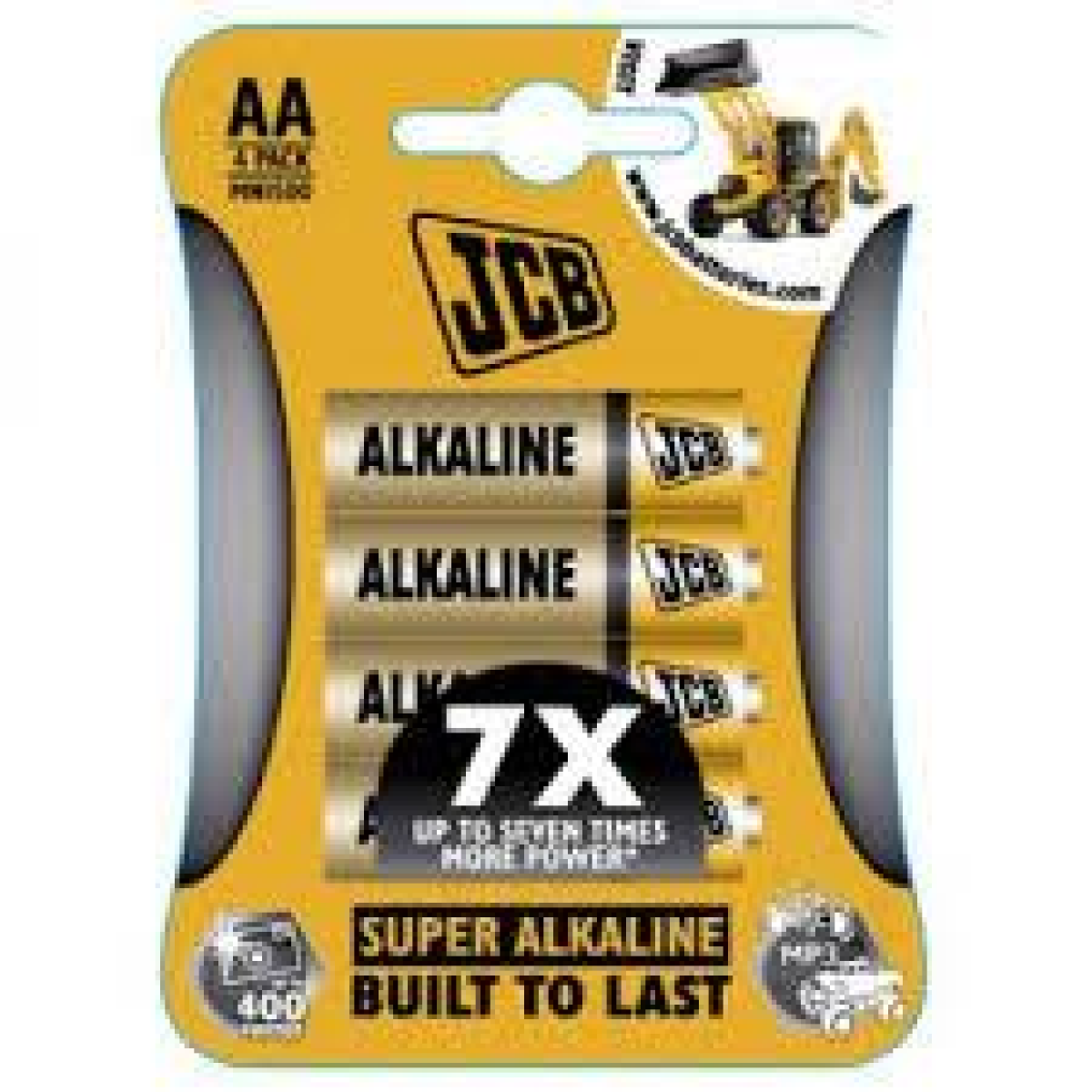 JCB LR6 AA Alkaline Batteries – Reliable Everyday Power, Pack of 4