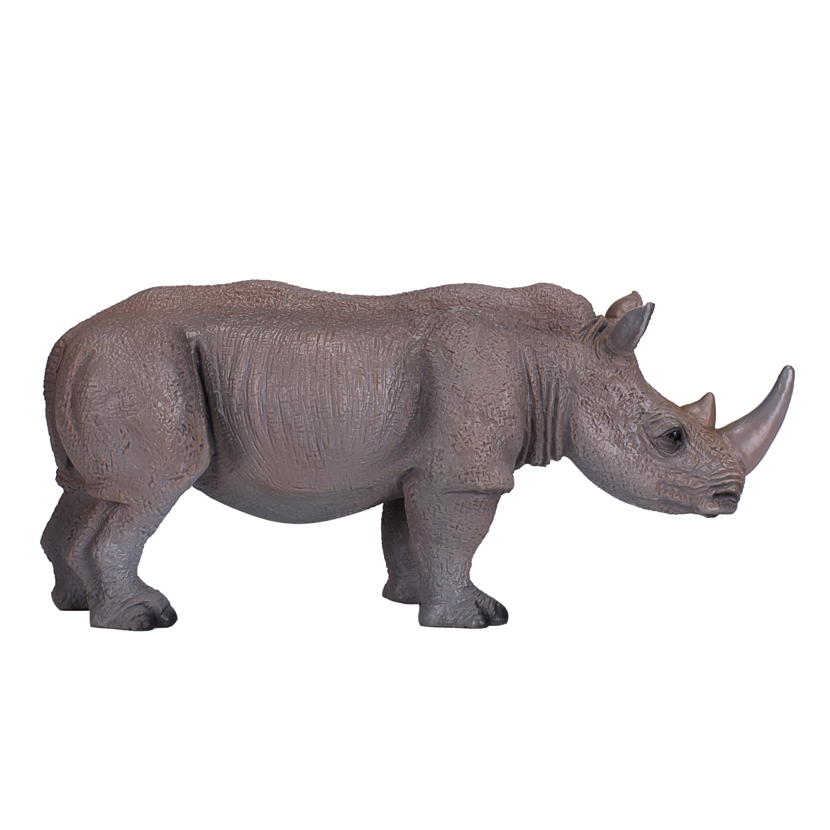 Mojo White Rhinoceros Figurine – Realistic African Wildlife Toy