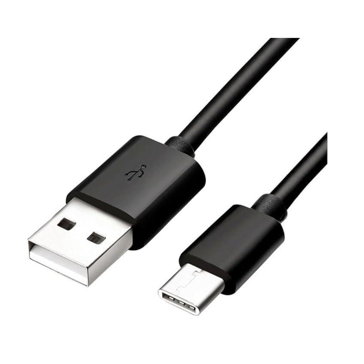 Woox MX0003 USB to Type-C Data Cable with 18W Max Charging – Durable PVC, 1m, Black