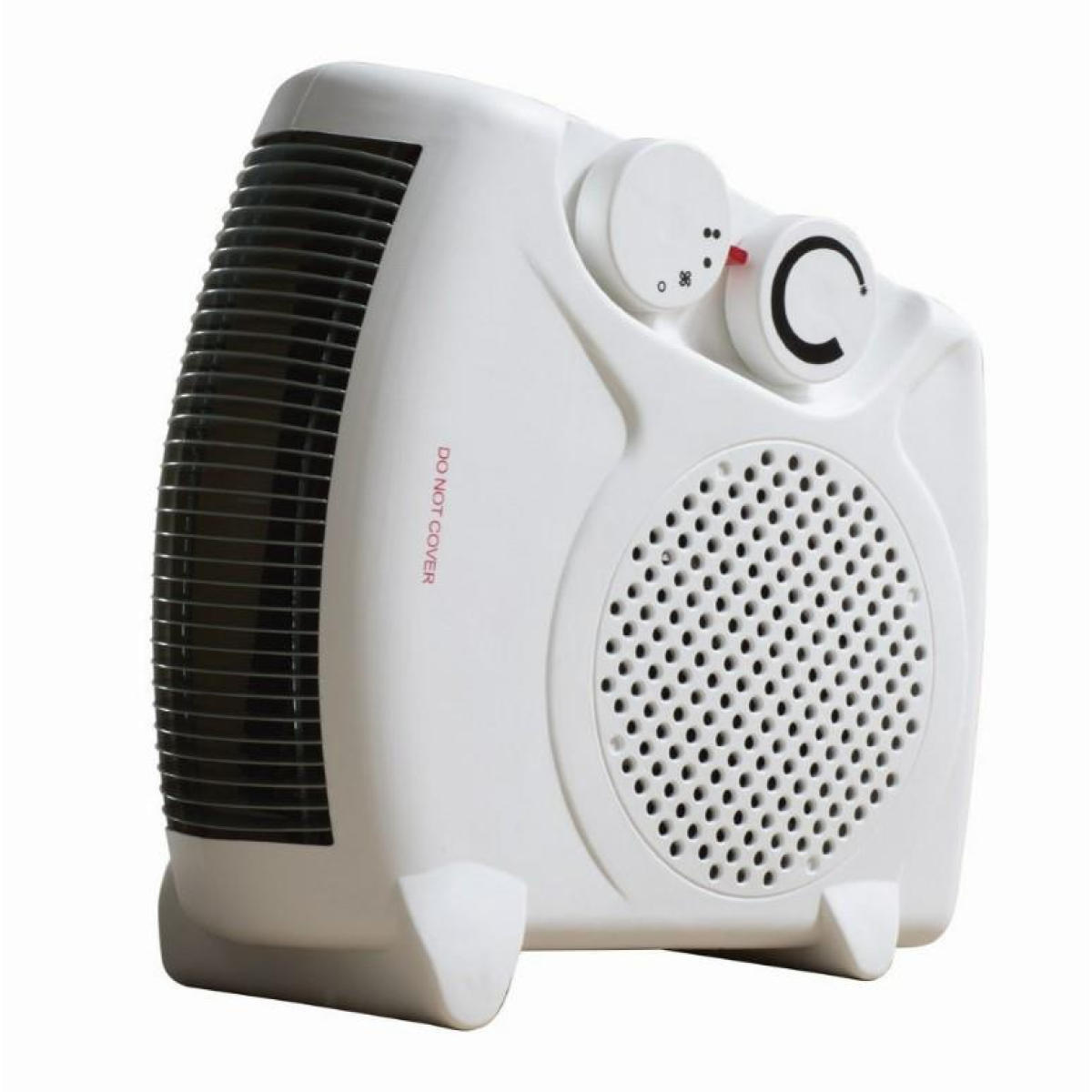 Daewoo 2000W Flat Fan Heater with 2 Heat Settings & Variable Thermostat – Instant Heat for Small Rooms