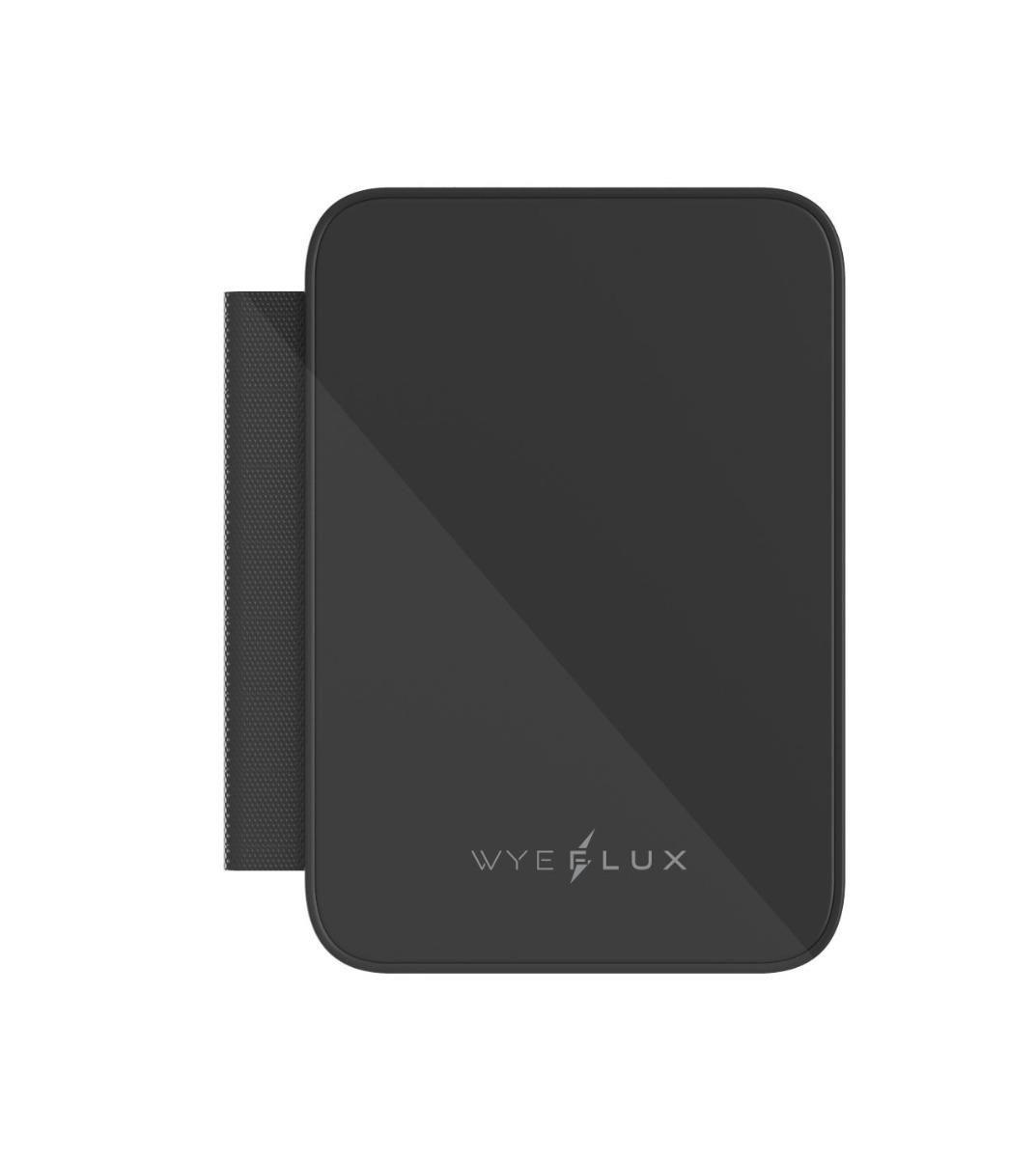 WYEFLUX 3-in-1 Magnetic Foldable Wireless Charging Pad – Travel Charger for Phone, Earbuds & Watch, Black
