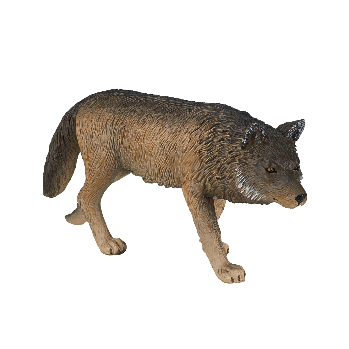 Mojo Timber Wolf Walking Figurine – Realistic Wildlife Toy