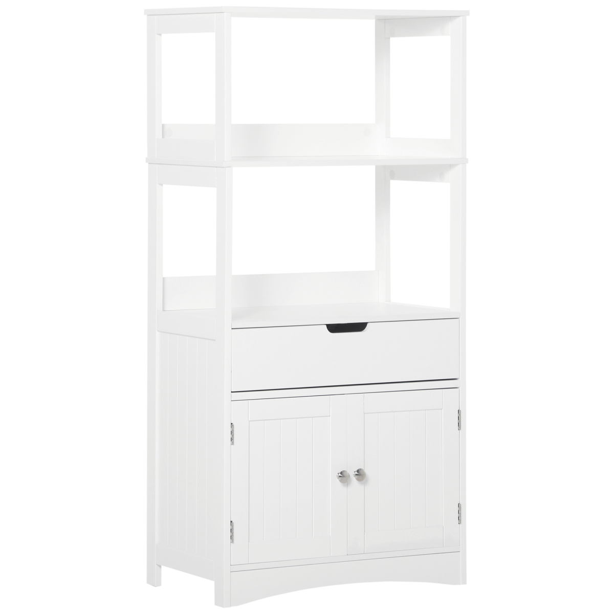 Bathroom floor storage cabinet