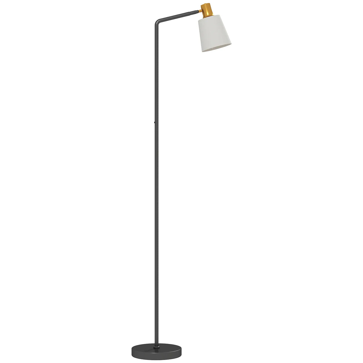 HOMCOM Floor Lamp with Rotatable Head