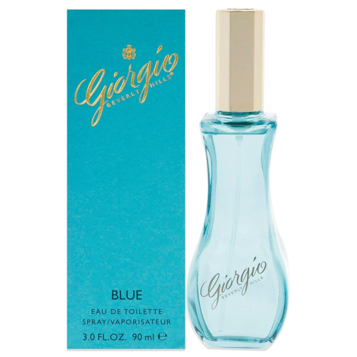 Giorgio Beverly Hills Giorgio Blue Eau de Toilette Spray 90ml β Floral, Woody Fragrance for Women