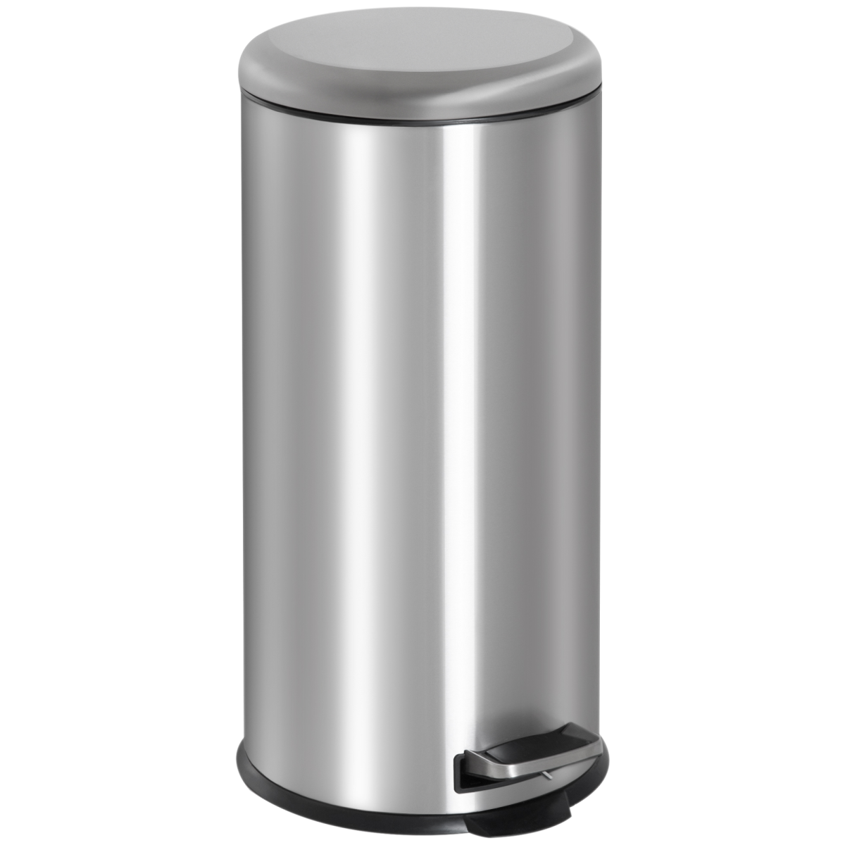 30L stainless steel pedal bin