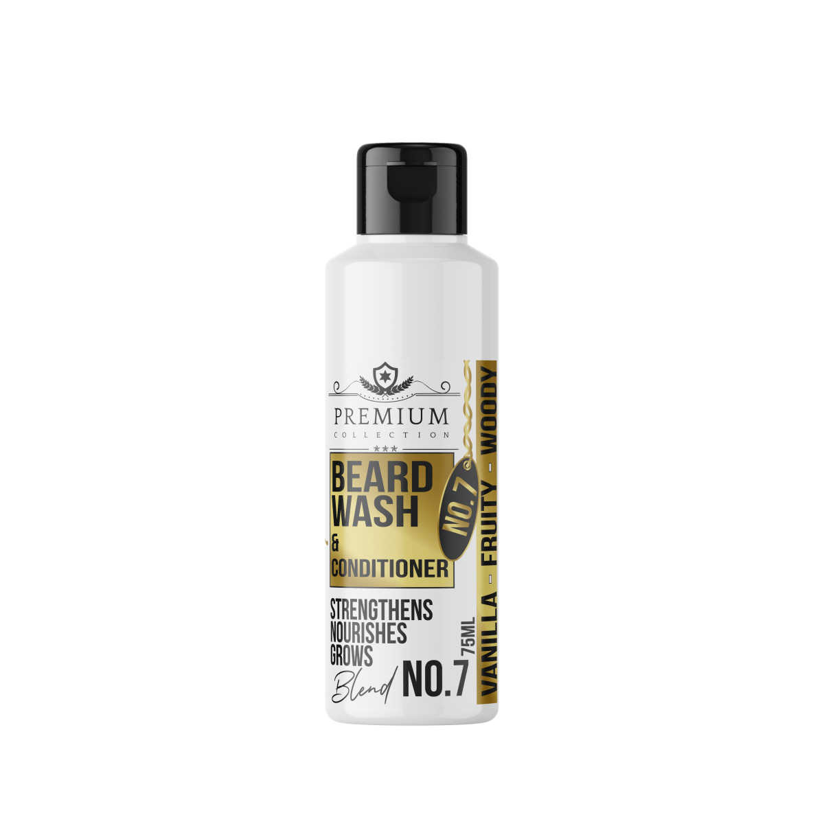 LIVFRAGRANCE Beard Wash & Conditioner Blend No.7 – Vanilla, Fruity & Woody Everyday Beard Care