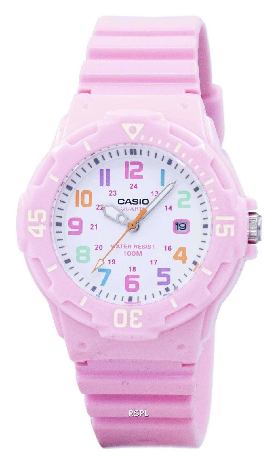 Casio Ladies Sports Dated Quartz Analogue Resin Rubber Strap Watch LRW-200H-4B2VDF