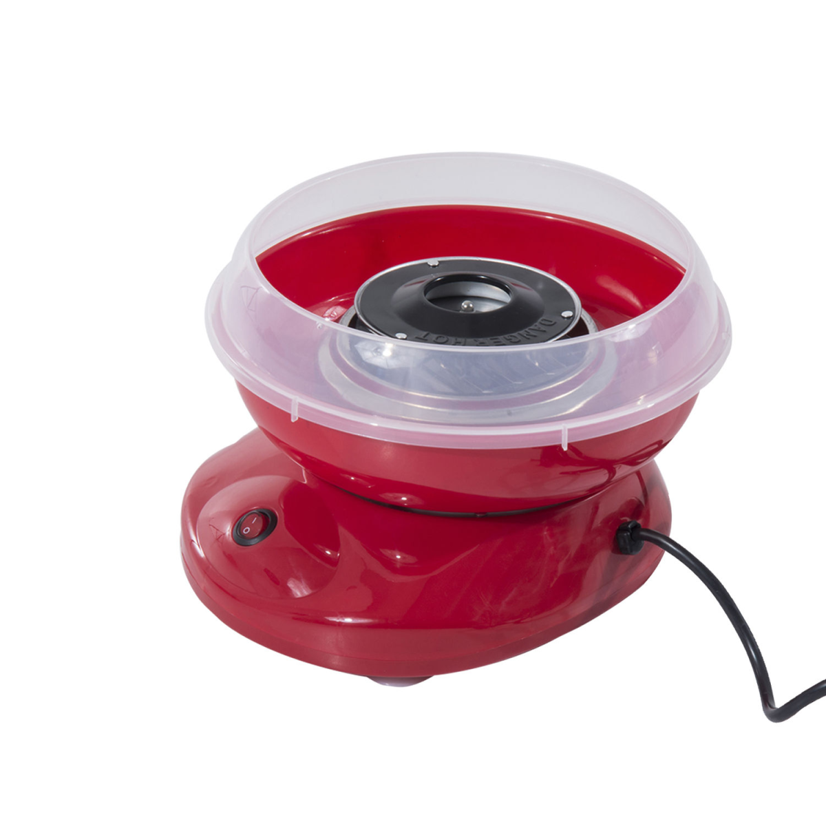 Red candy floss machine