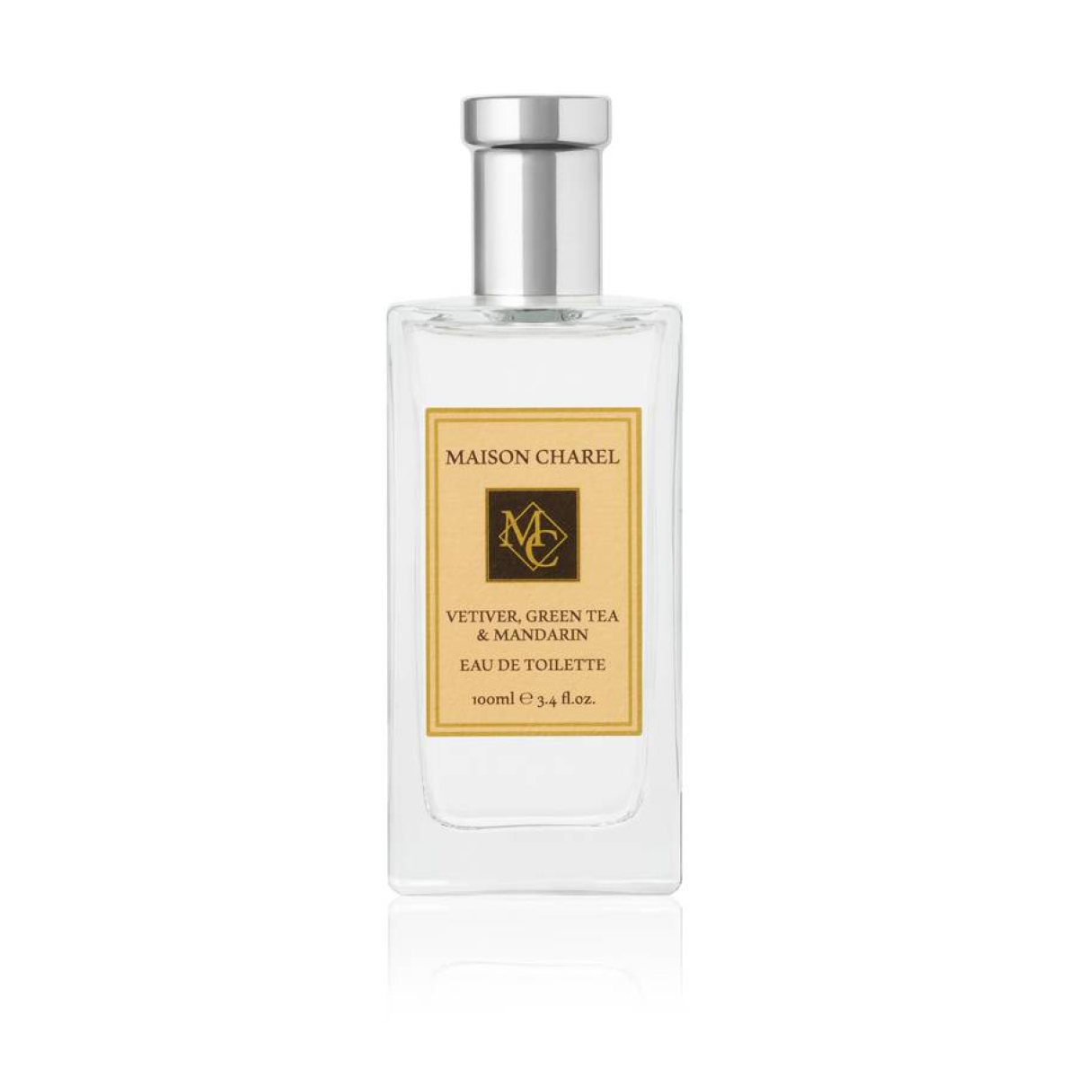 Maison Charel Vetiver, Mandarin & Green Tea Eau de Toilette 100ml – Fresh & Citrus, Woody Fragrance, Unisex