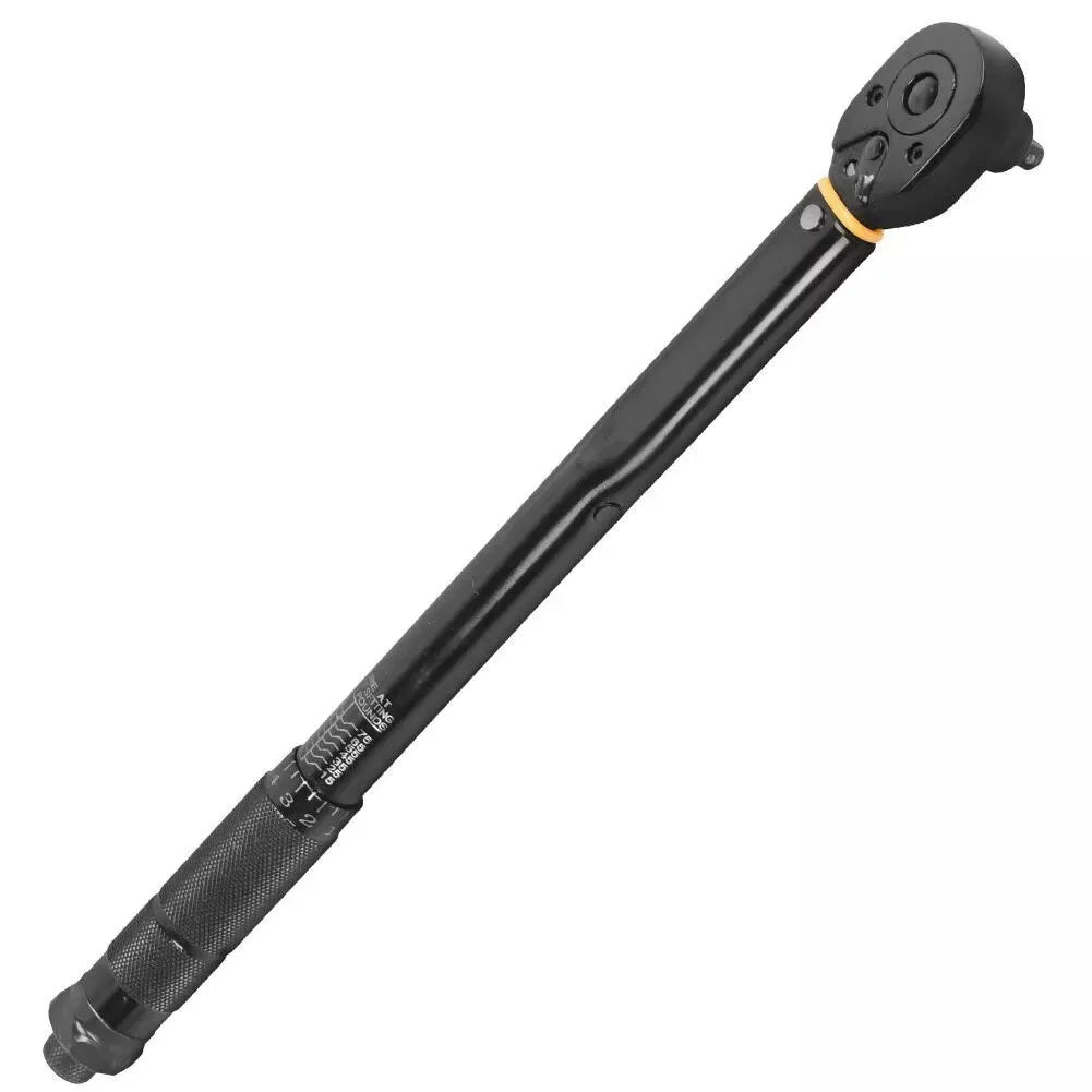 3/8" Drive Click Torque Wrench Set, 13.6–108.5Nm – with 1/4" & 1/2" Adapters, Extension Bar & Case