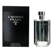 Prada L'homme Eau de Toilette Spray 100ml β Floral, Amber & Oriental Fragrance for Men