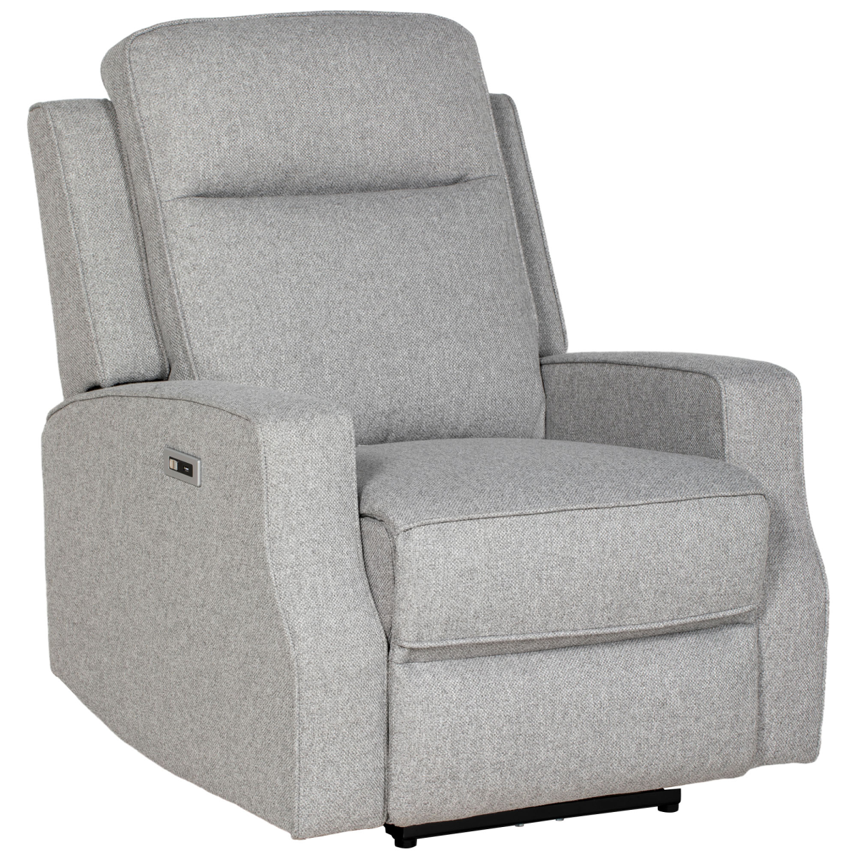 HOMCOM grey electric recliner with USB
