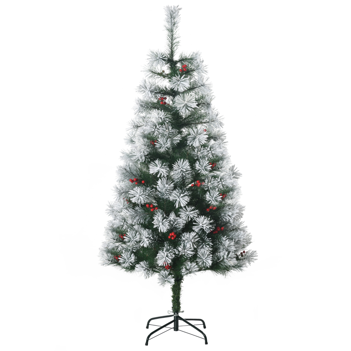 5ft artificial Christmas tree with red berries