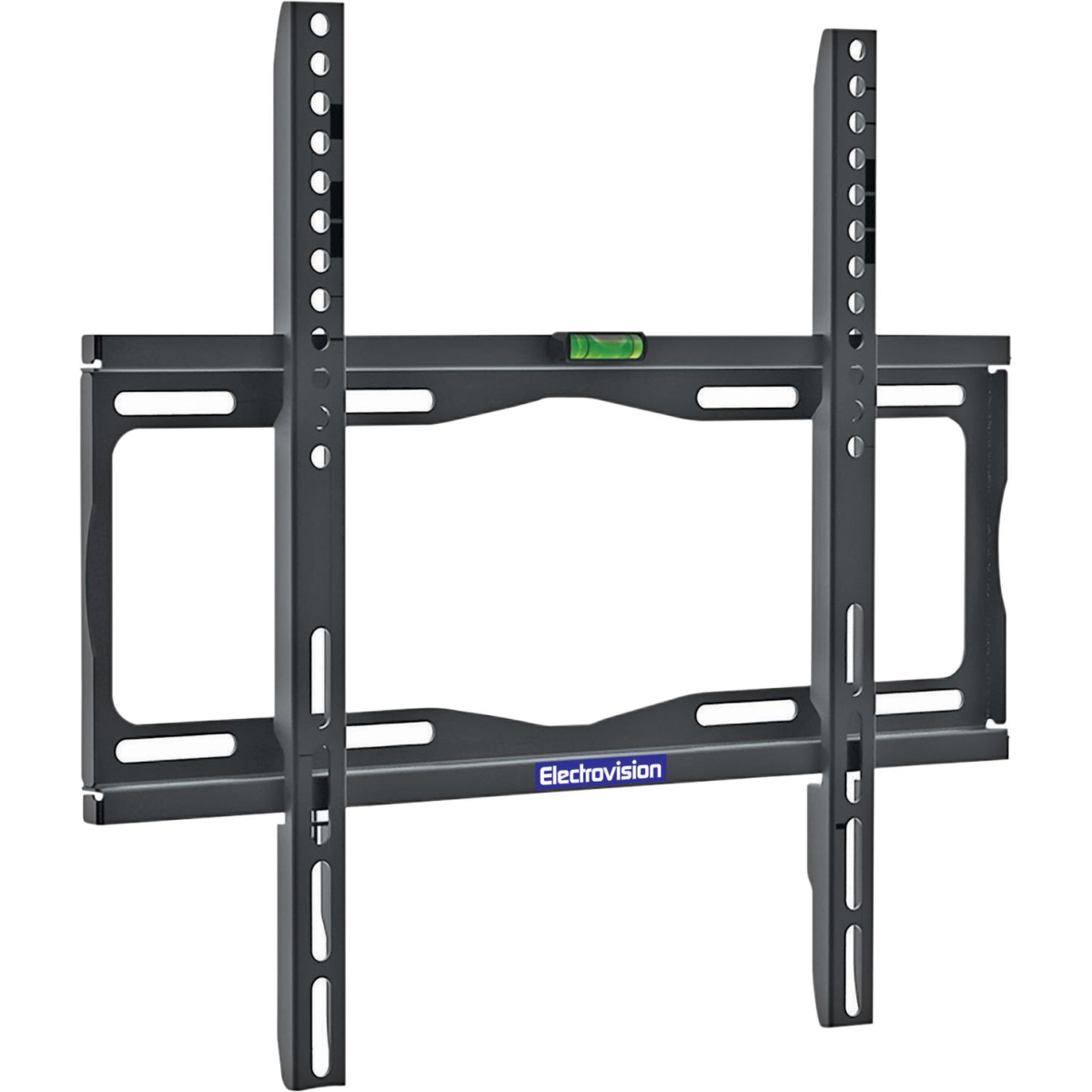 Electrovision Fixed TV Wall Mounting Bracket with Integrated Spirit Level – Frame Style, Medium, 23"–60" TVs