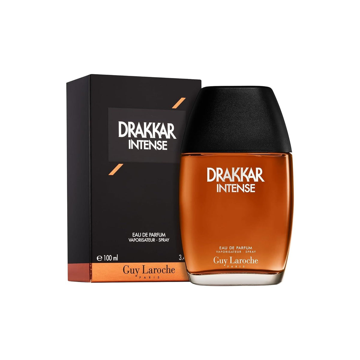 Guy Laroche Drakkar Intense Eau de Parfum Spray 100ml β Aromatic, Fresh & Citrus Fragrance for Men