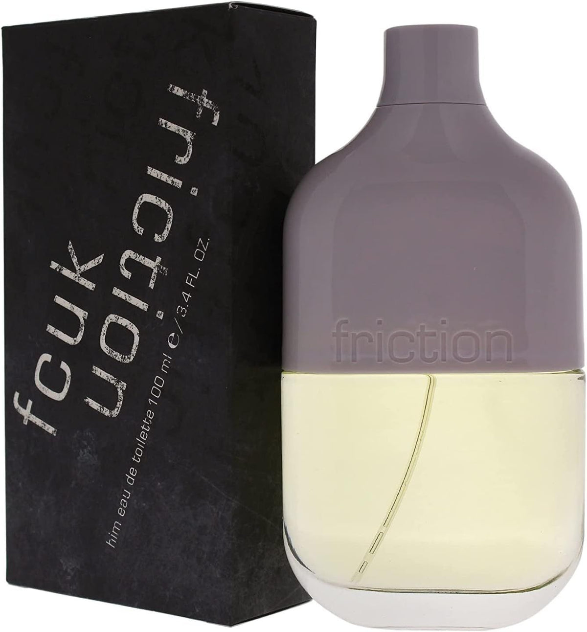 Fcuk Friction Eau de Toilette Spray 100ml β Spicy, Fresh & Citrus Fragrance for Men