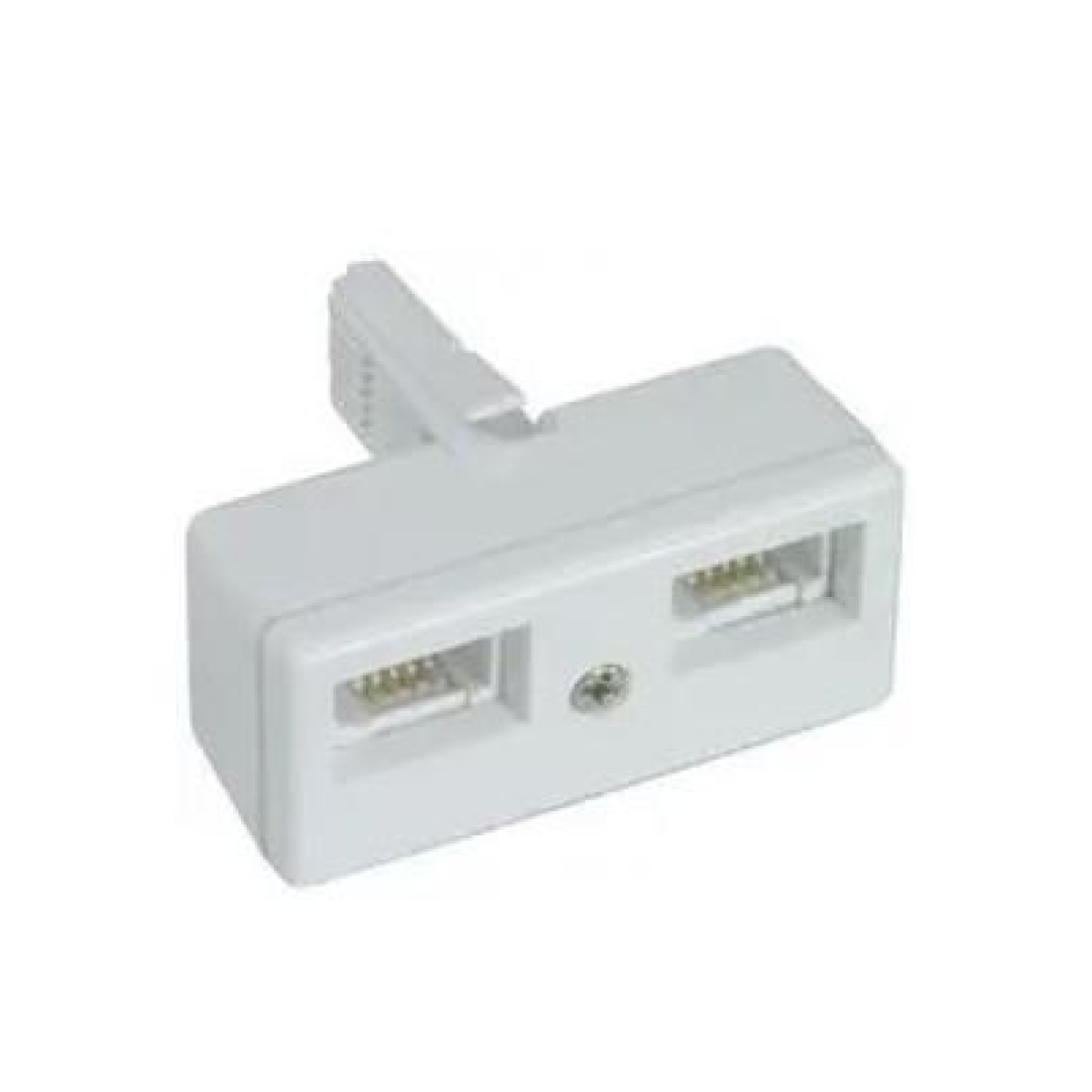 Electrovision Double Telephone Adapter, 4 Wire – Converts One Socket into Two (P221A)
