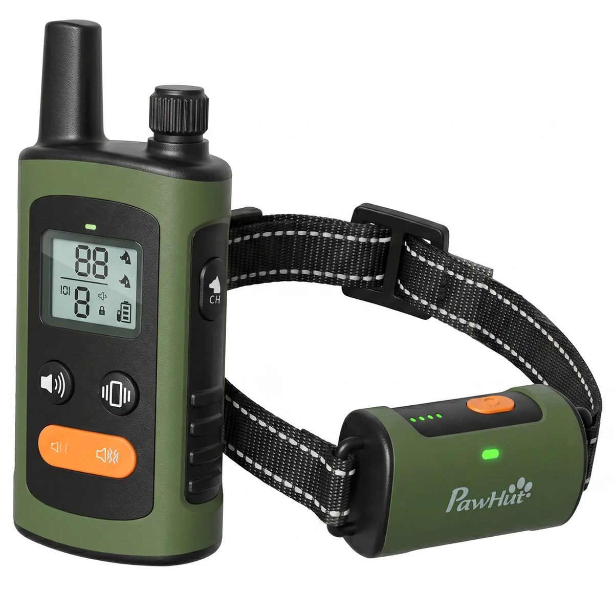 PawHut Dog Training Collar with 3200ft Remote, 3 Modes & IPX7 Waterproof Receiver – Rechargeable Anti-Barking