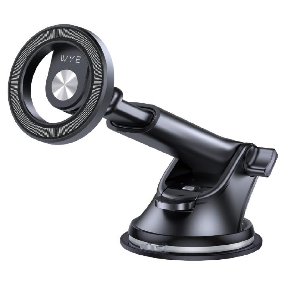 WYELOCK In-Car Magnetic Phone Holder for Dashboard and Windscreen – Suction Cup, 360° Rotation, Universal Fit