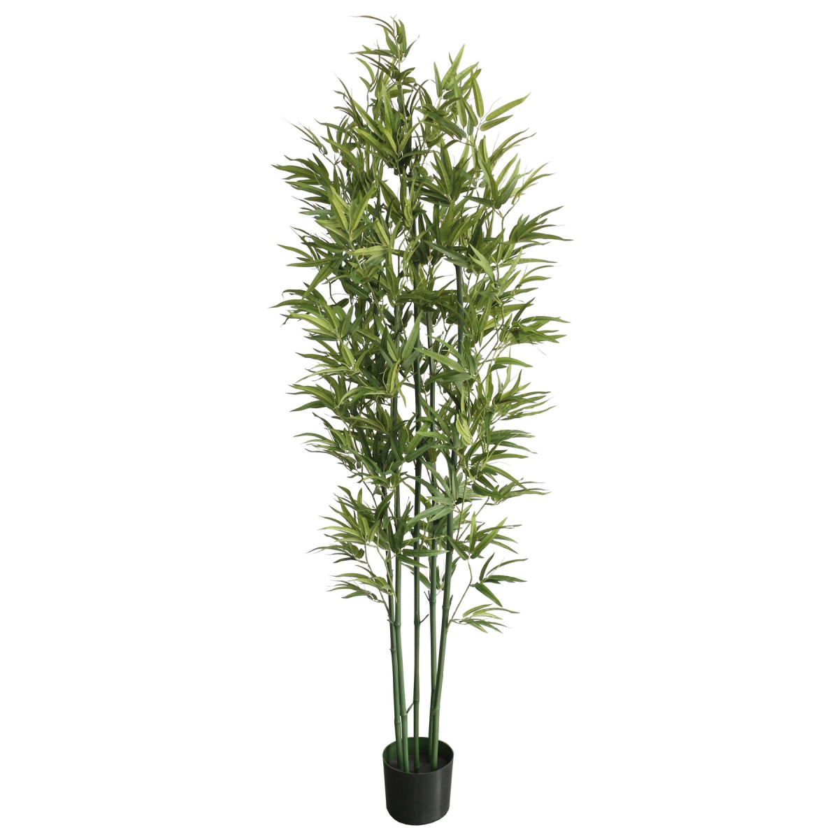 Leaf Artificial Bamboo Plant in Pot with Natural Green Leaves – Tall Indoor Statement Greenery, 180cm