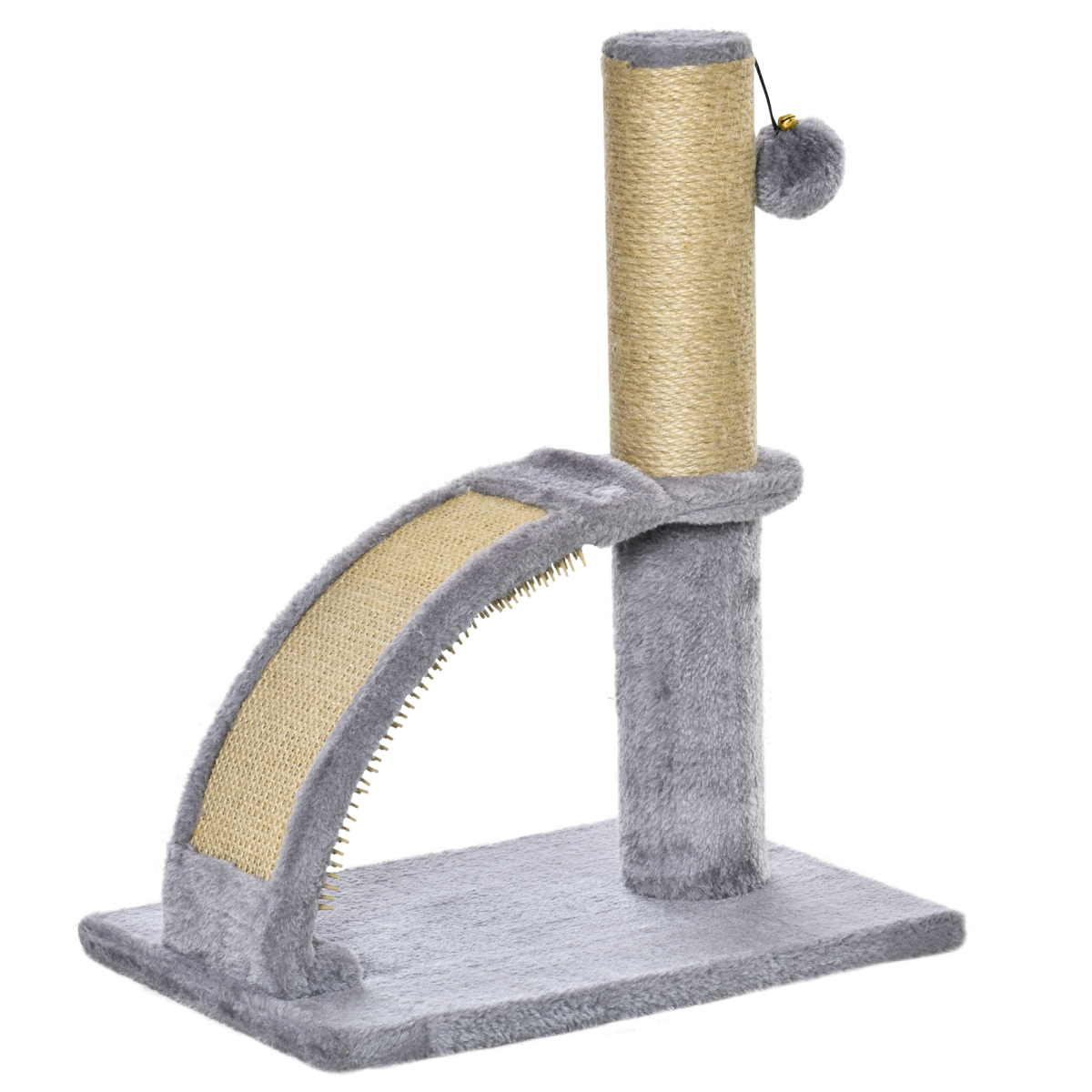 Pawhut Cat Tree Climbing Activity Centre with Jute Scratching Board & Hanging Ball – Cat Play Tower