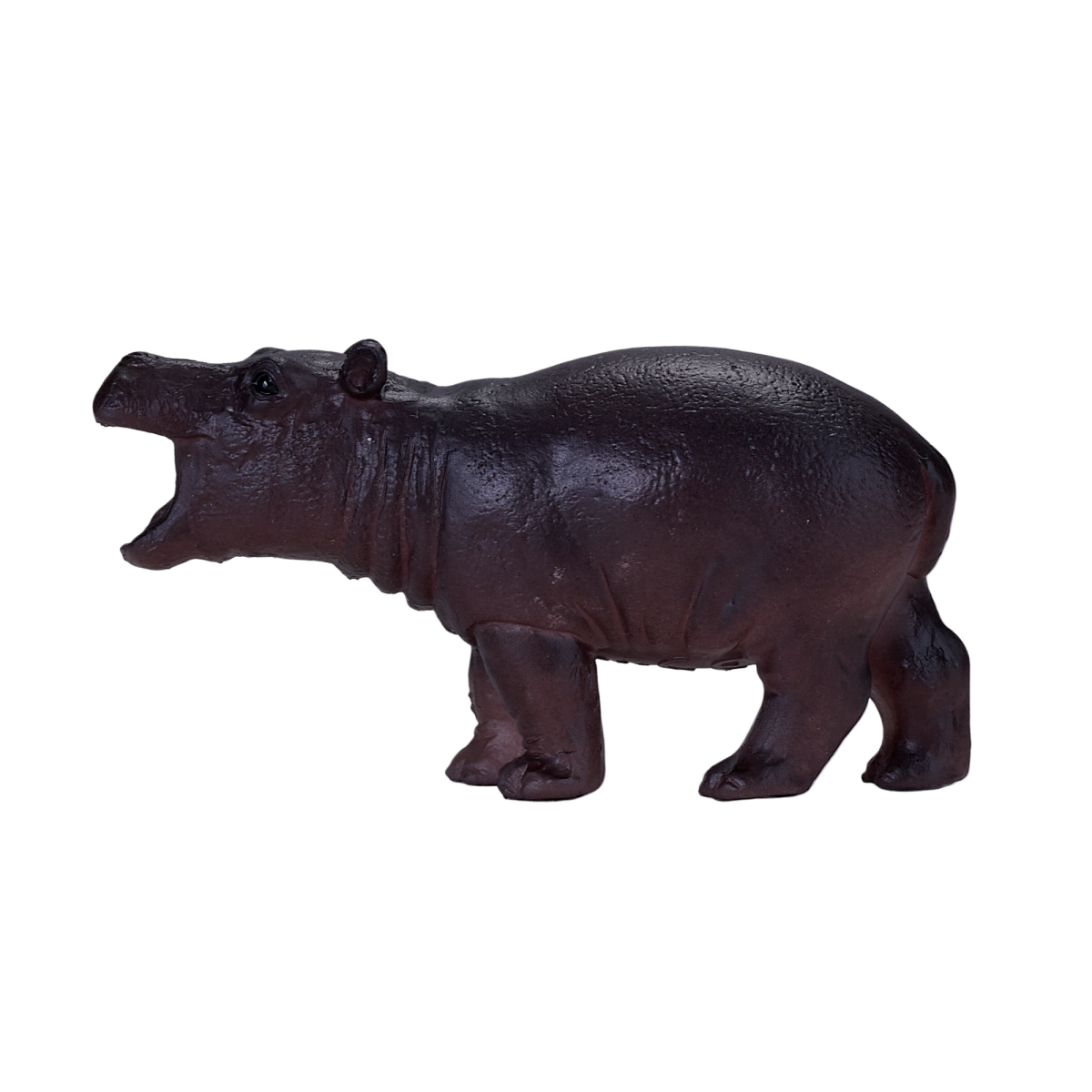 MojoFun Baby Hippo Toy Figurine – Realistic Wildlife Model