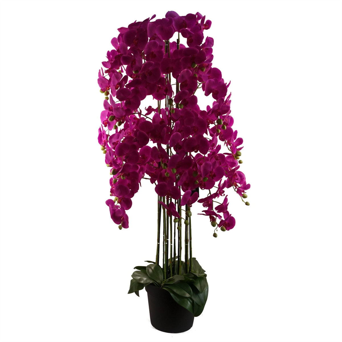 150cm Giant Artificial Purple Orchid – 189 Real Touch Flowers
