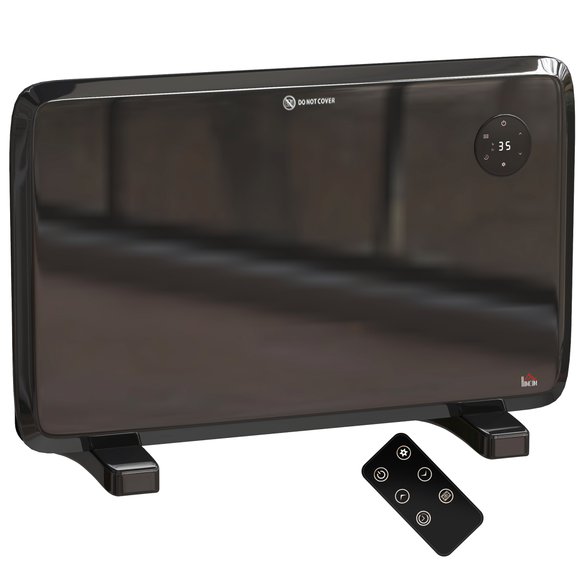 HOMCOM black convector heater