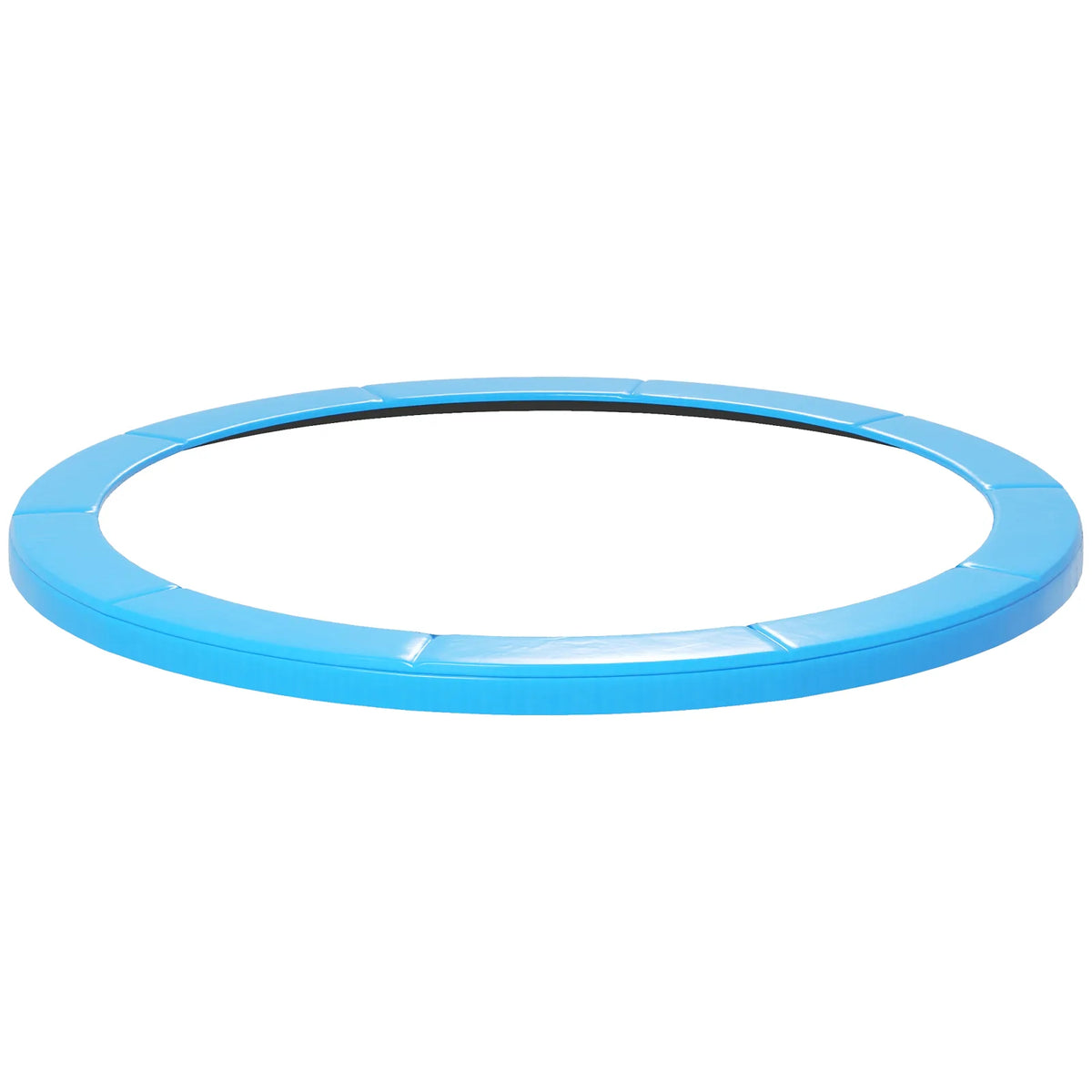 HOMCOM 12ft Trampoline Safety Pad, 366cm Replacement Spring Cover – Thick Foam Surround Padding, Light Blue