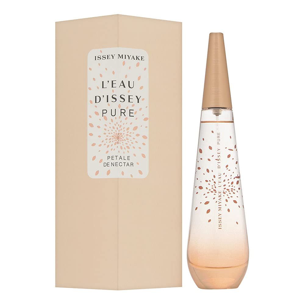 Issey Miyake Pure Pétale de Nectar Eau de Toilette Spray 50ml – Floral Fragrance with Honey Pear and Rose