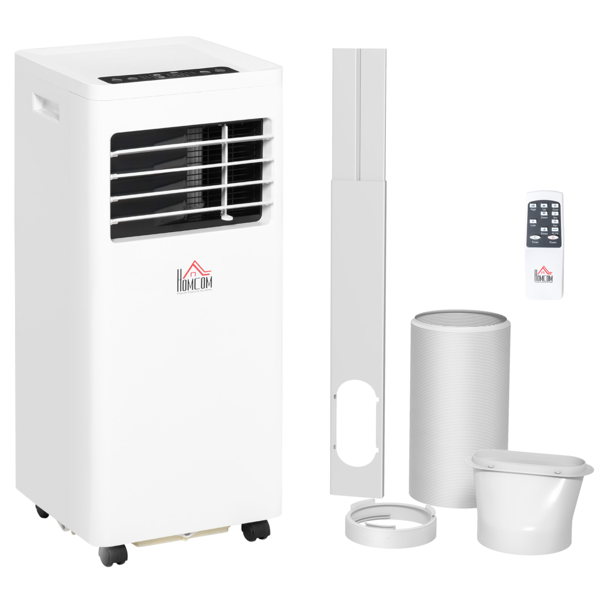 White 650W portable air conditioner