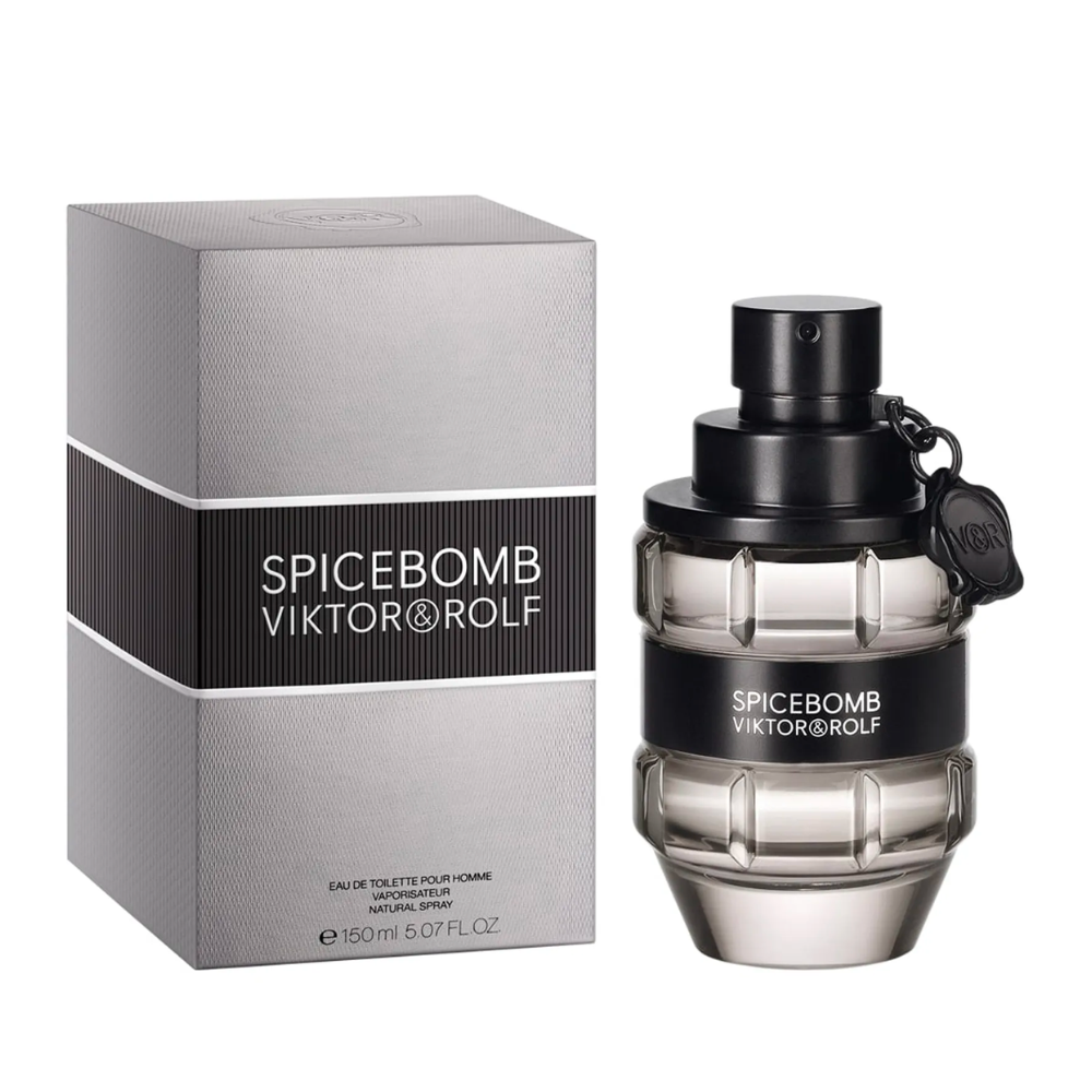 Viktor & Rolf Spicebomb Eau de Toilette Spray 150ml – Spicy Men's Fragrance with Leather & Tobacco
