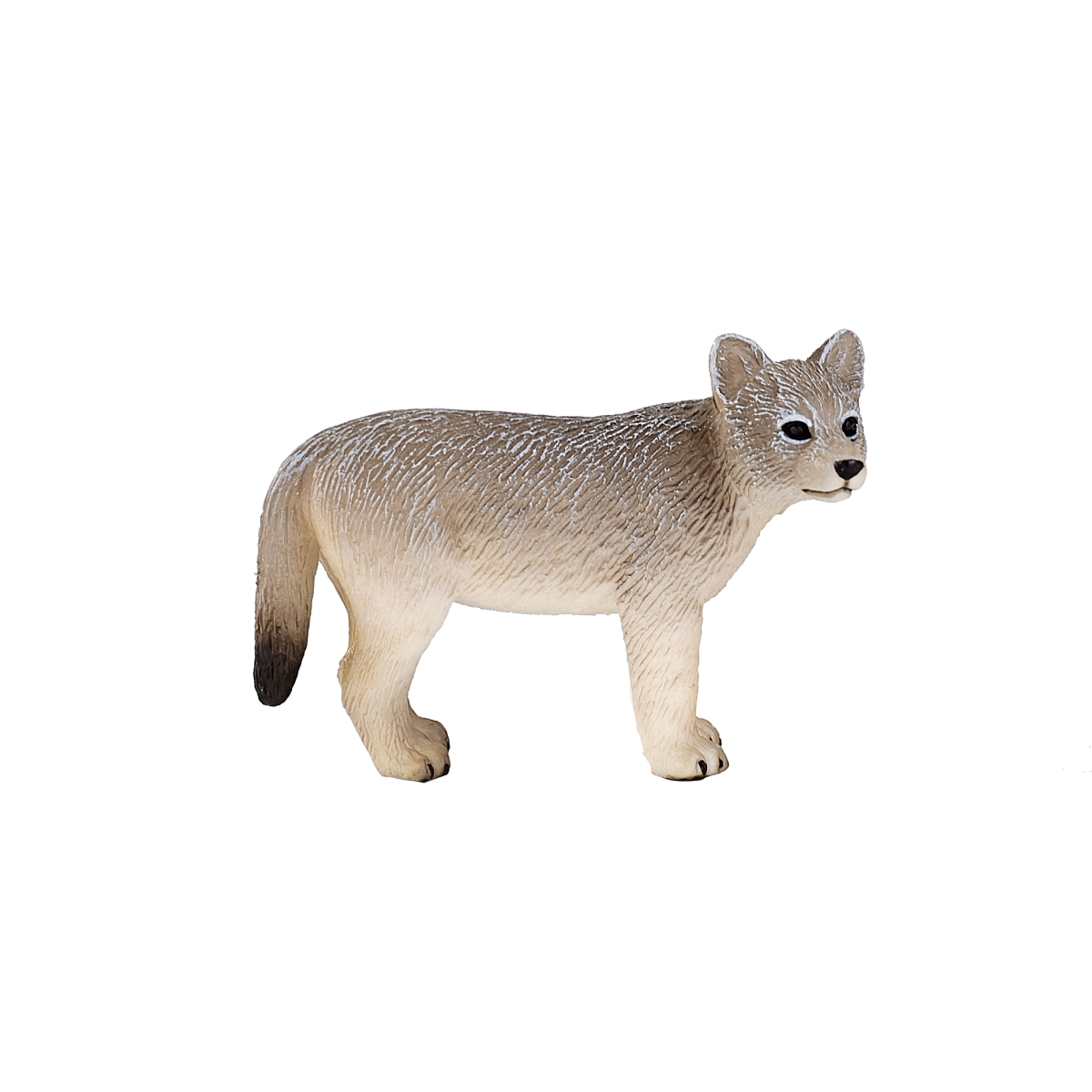 MojoFun Timber Wolf Cub Toy Figure – Realistic Animal Model