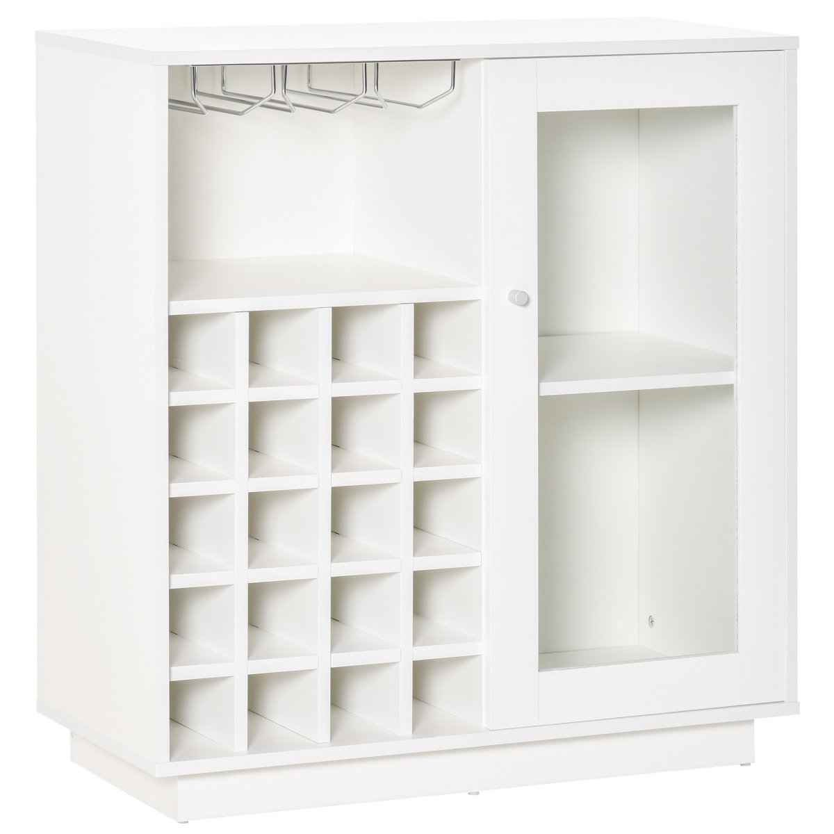 White sideboard wine cabinet