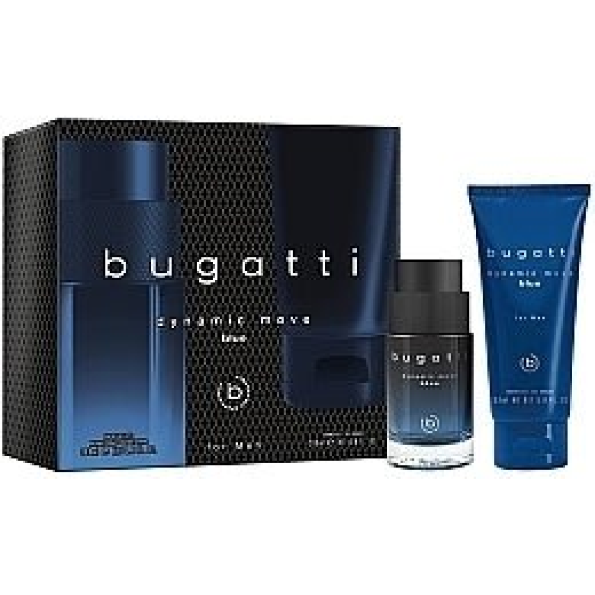 Bugatti Dynamic Move Blue For Men Gift Set – Eau de Toilette 100ml & Shower Gel 200ml