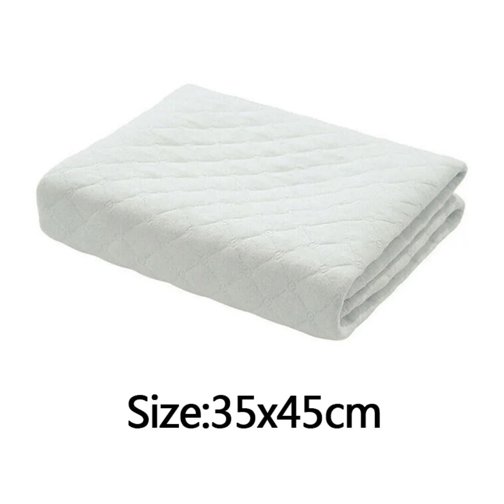 Washable Reusable Absorbent Bed Pad with Four-Layer Waterproof Backing – Incontinence Mattress Protector