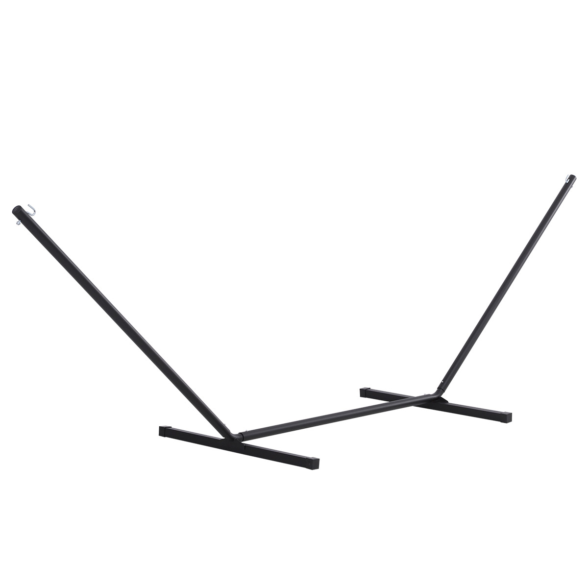 Outsunny 3.6m Metal Hammock Stand Frame Replacement, 120kg Capacity – Heavy-Duty Garden, Patio & Balcony Hammock Frame
