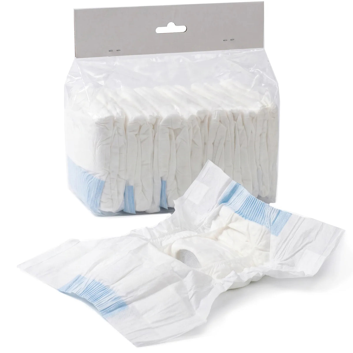 PawHut Disposable Dog Diapers for Female Dogs, 48 Count, 6-Layer Leakproof Core – Incontinence Nappies, Size M
