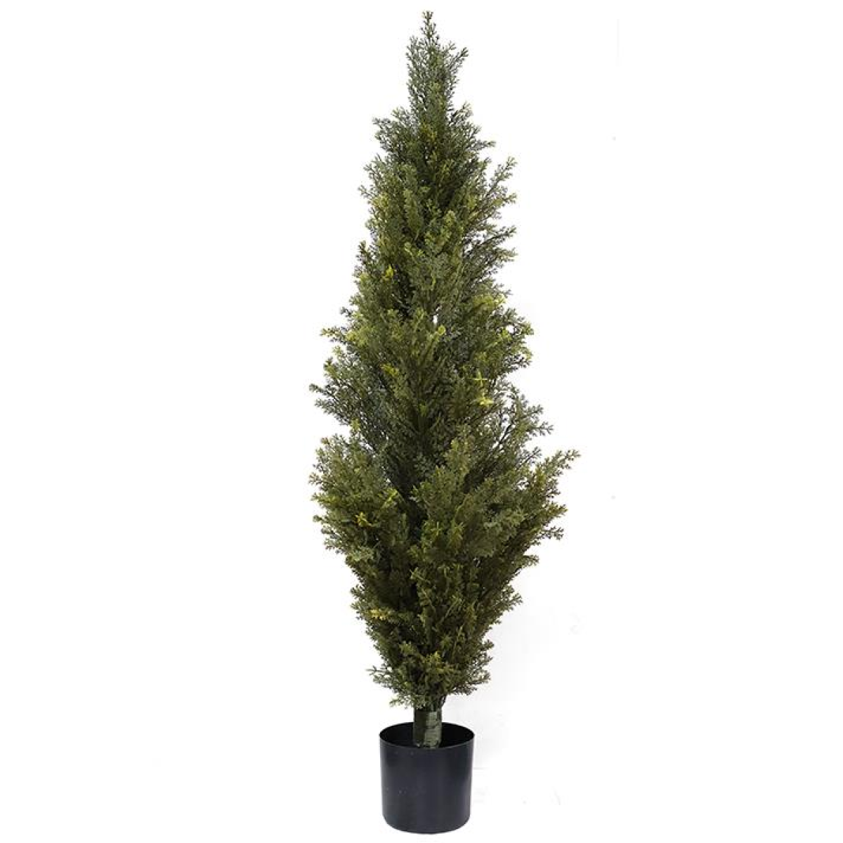 Artificial Natural Look Cedar Topiary Tree, 120cm – Wired Stems, Two-Part Easy Assembly