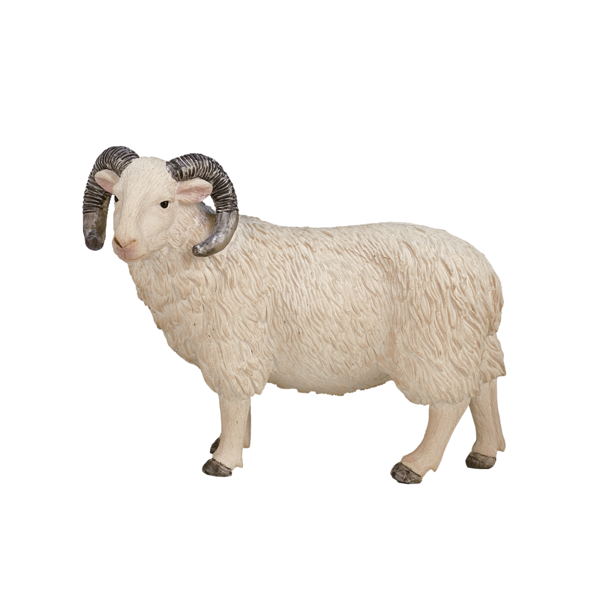 Mojo Sheep Ram Figurine – Realistic Farm Animal Toy