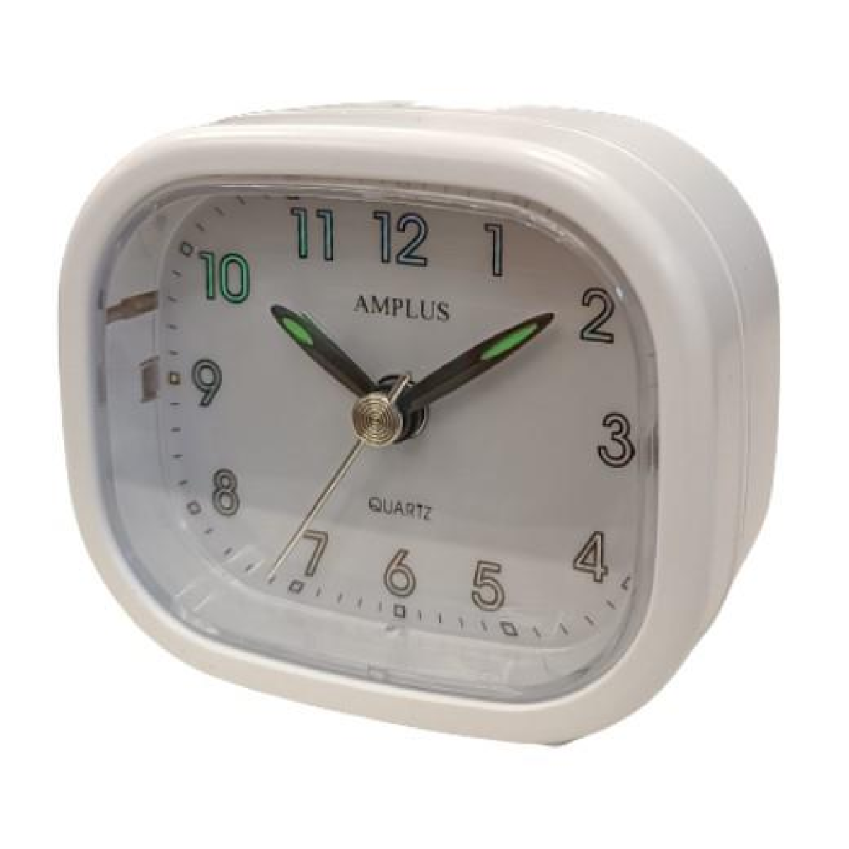 Amplus Travel Alarm Clock with Silent Sweep Second Hand, Snooze & Light – Luminous Hands, PT182W