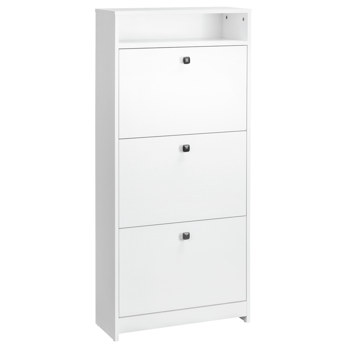 White 3-drawer shoe cabinet