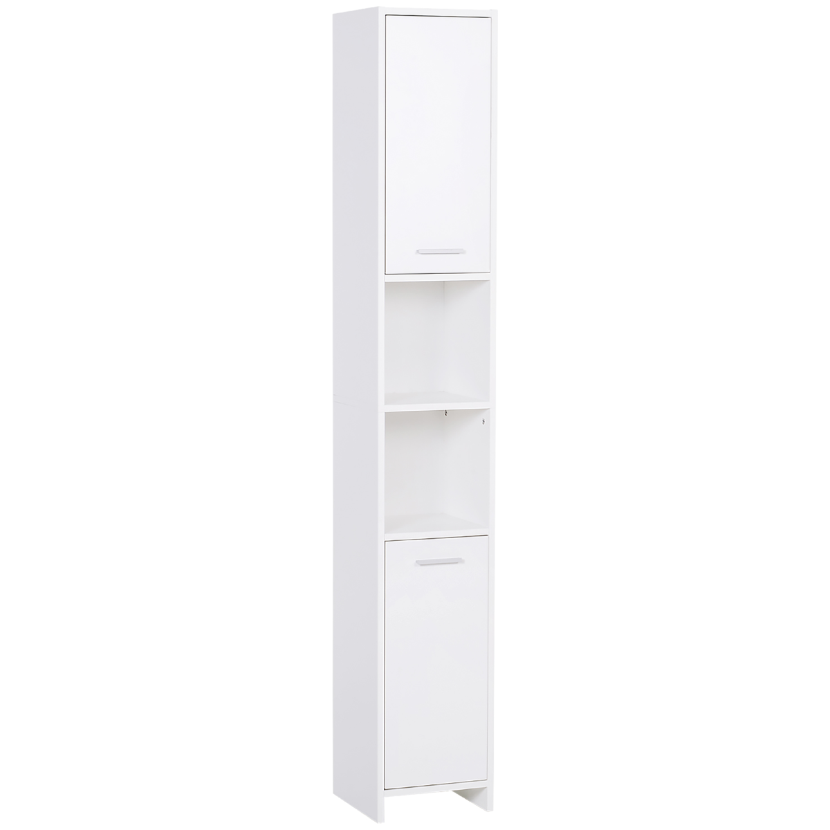 Tall freestanding storage cabinet