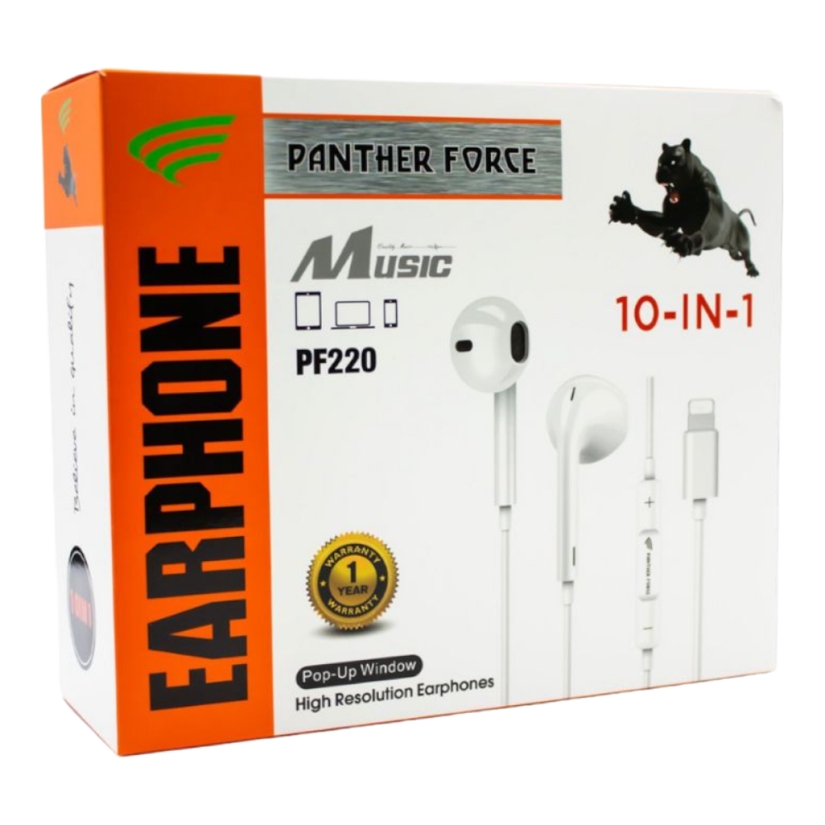 Panther Force Apple Pop-Window Handsfree – Wireless Bluetooth Earphones for iPhone with Superior Sound