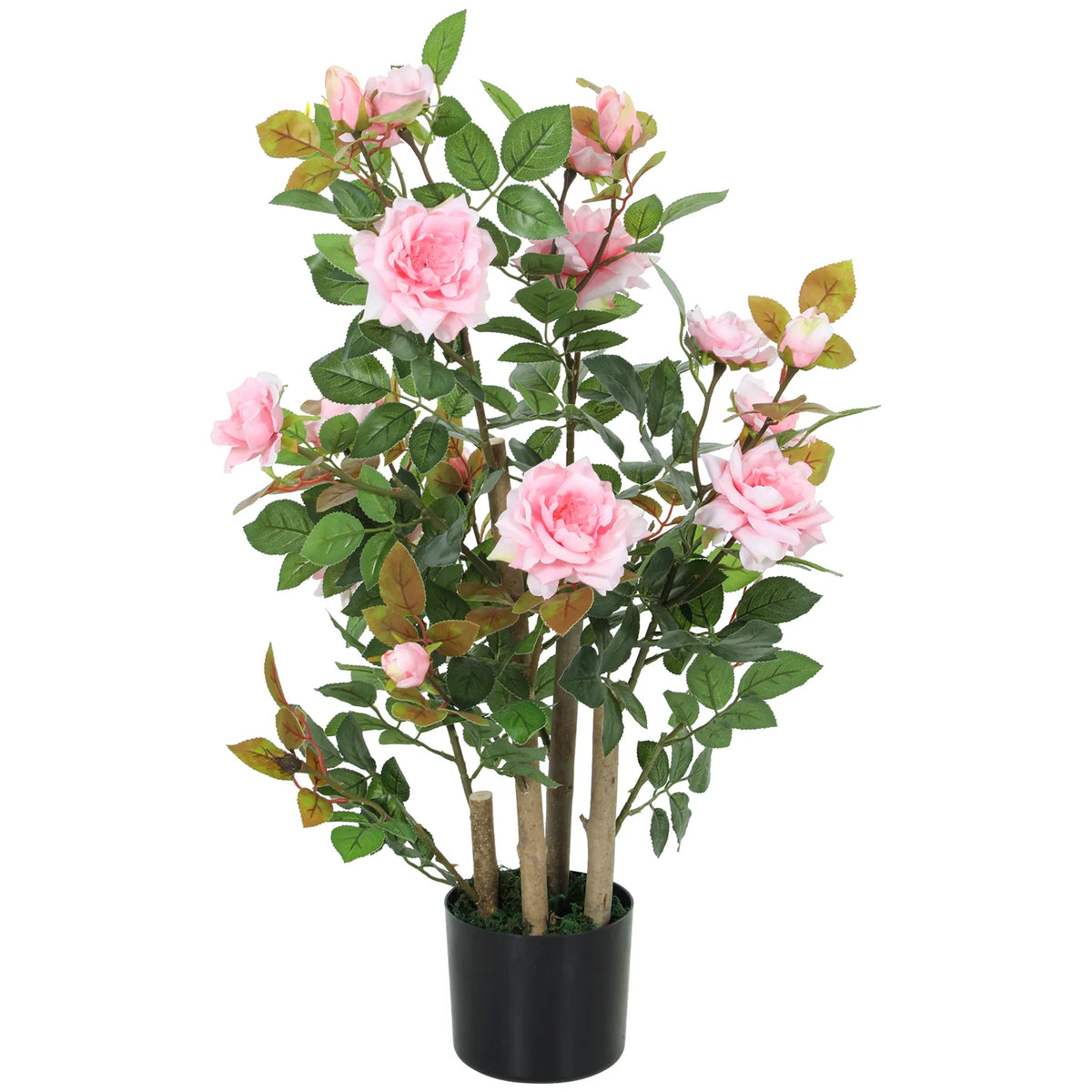 HOMCOM 90cm Artificial Rose Tree