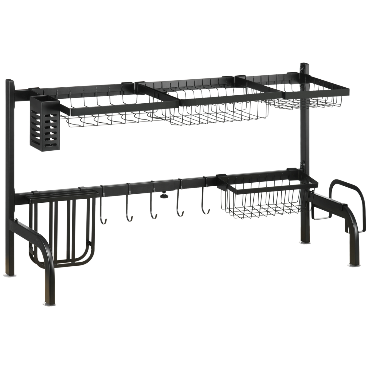 2-tier over the sink dish drying rack
